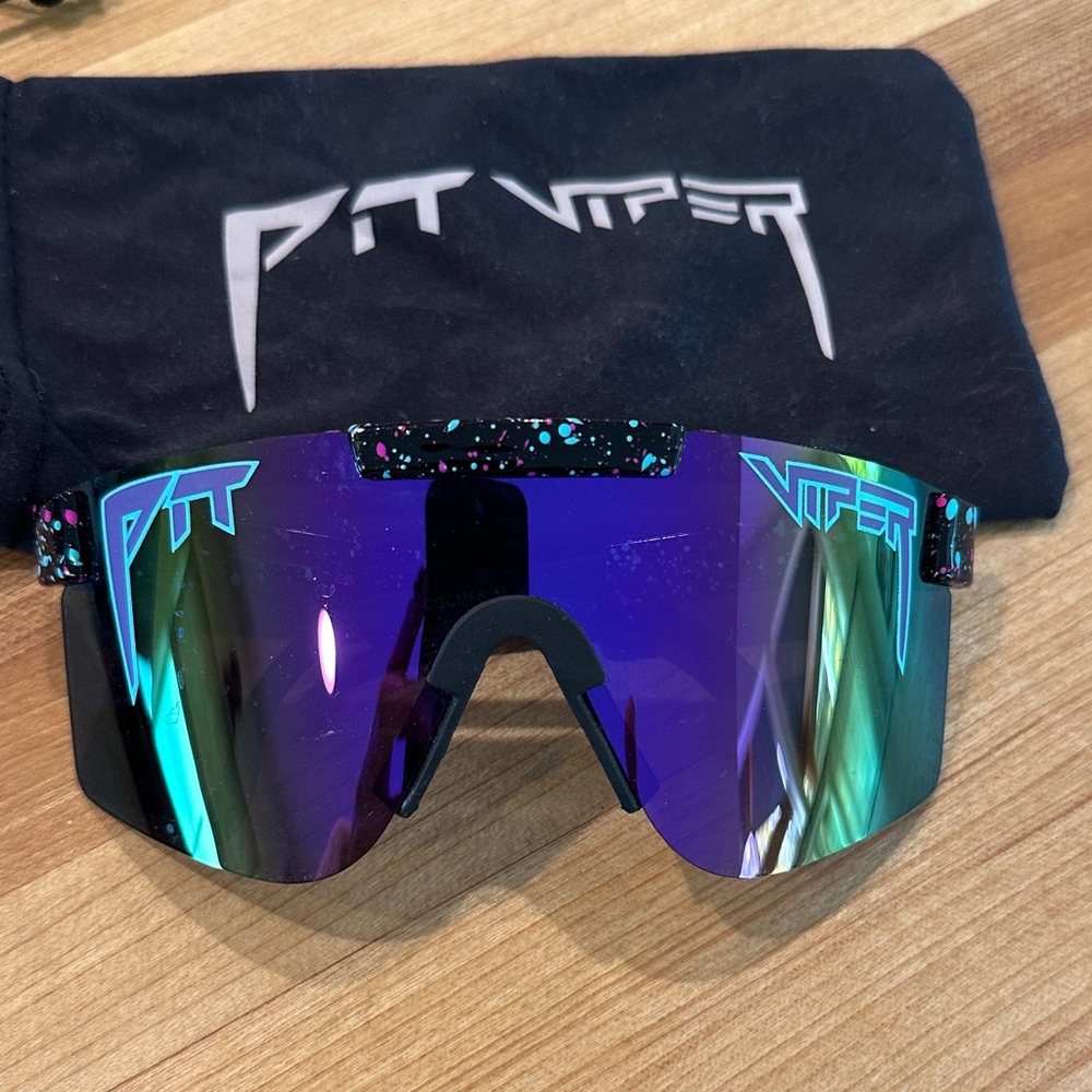 Pit Viper Multicolor Reflective Sunglasses